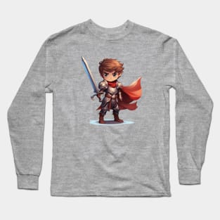 Heroic Fantasy Fighter Boy Long Sleeve T-Shirt